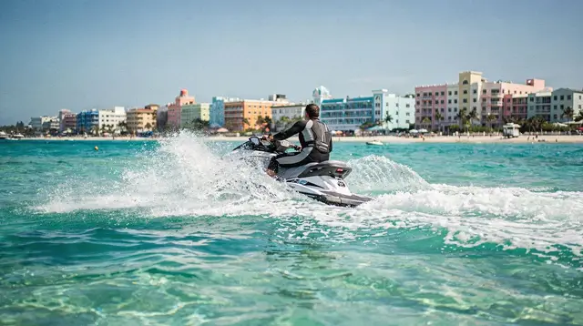 Jet ski and water sports in South Beach